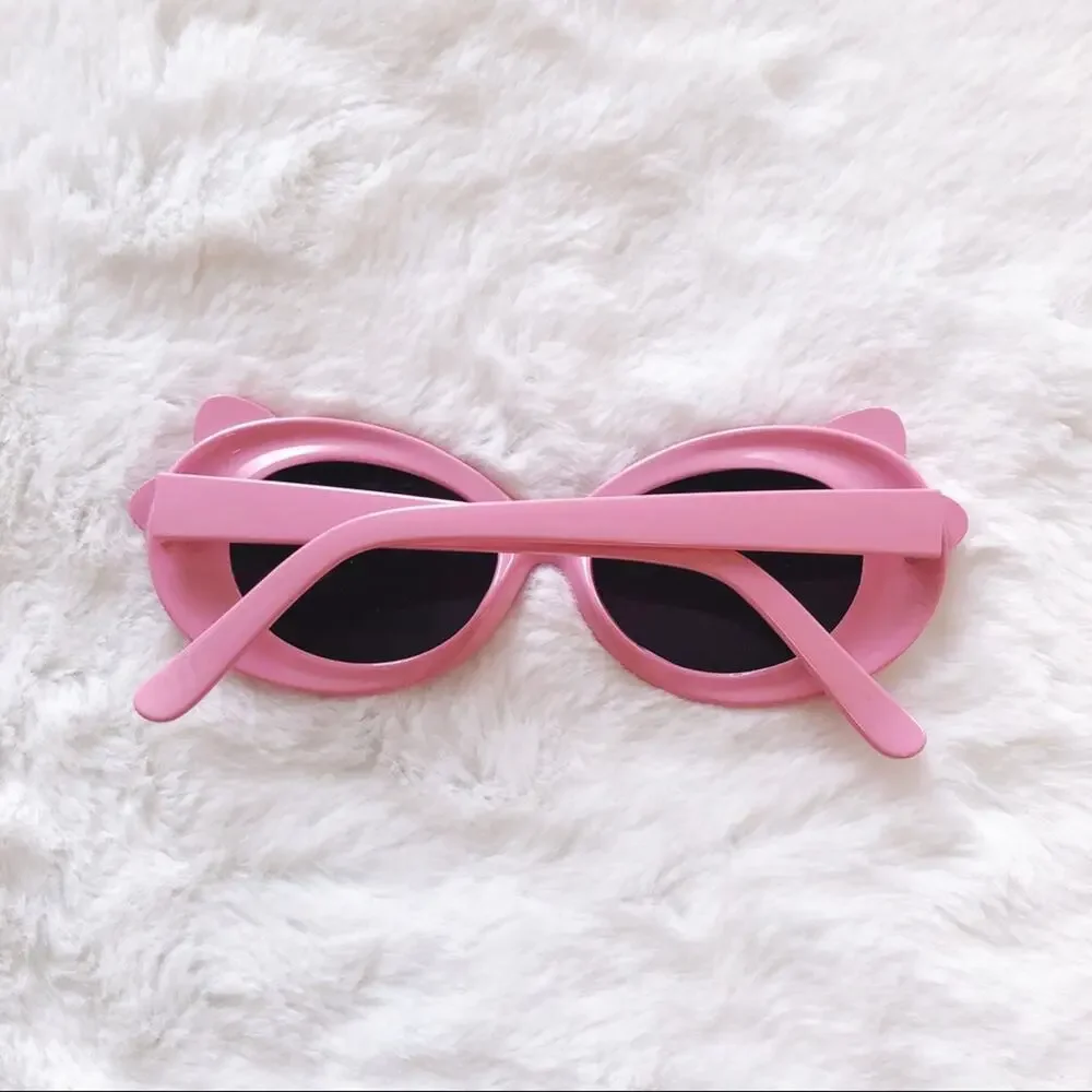 Everly Pink Toddler Girl Fashion Bow Sunglasses